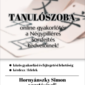 Online gyakorlótér a Négypilléres Sorsfejtés kedvelőinek